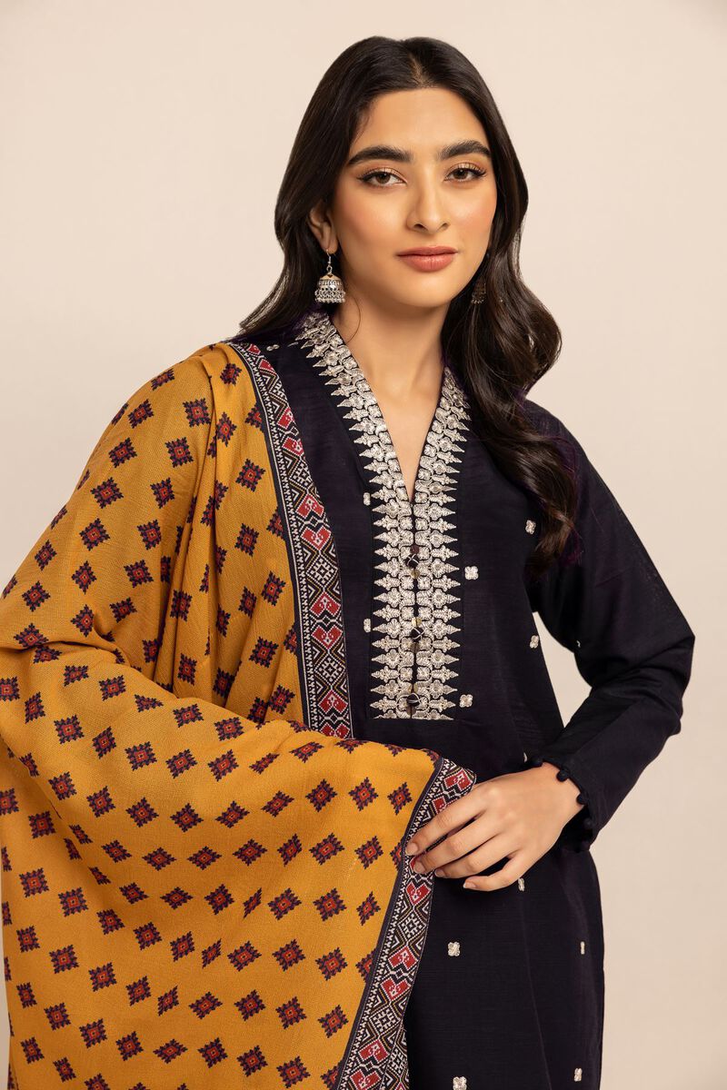 Embroidered | Crosshatch | Fabrics 3 Piece | null