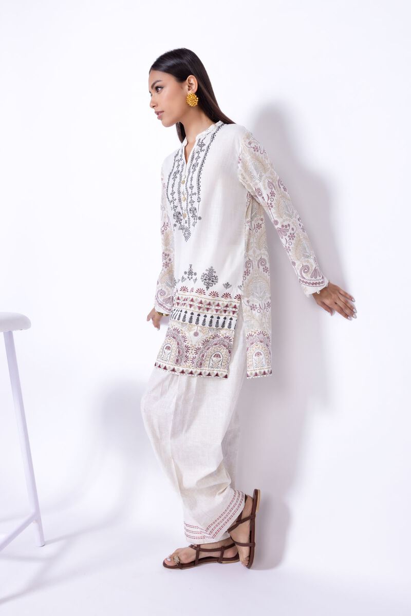 Printed | Crosshatch | Shalwar | null