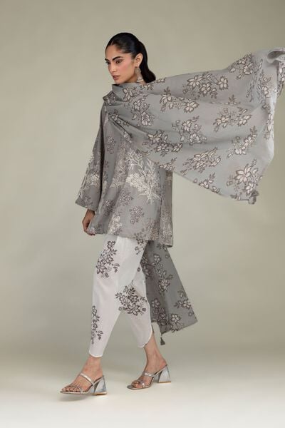 Embroidered | Lawn | Floral Lawn Dupatta | AED 80.00