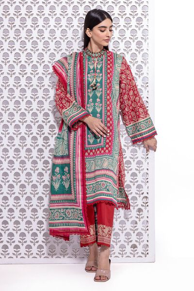 Lawn | Embroidered | Fabrics 3 Piece | AED 120.00