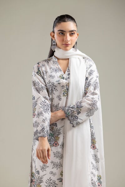 Embroidered | Lawn | Lawn Floral Dupatta | AED 100.00