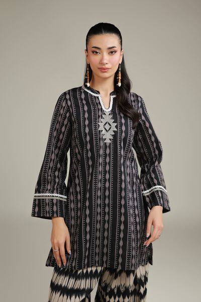 Embroidered | Cotton Dobby | Short Cotton Kurta | AED 100.00