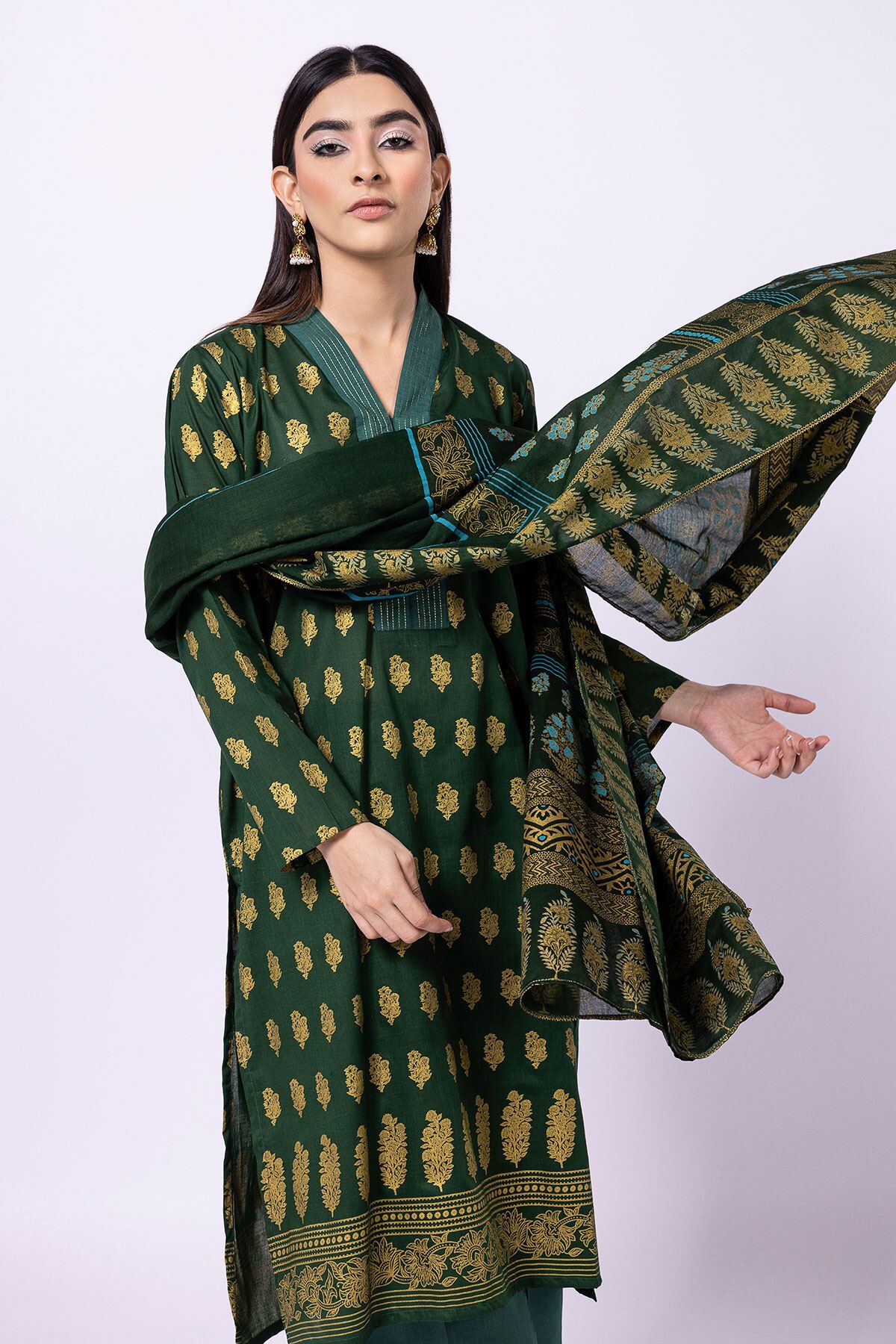 Buy Fabrics 3 Piece 43.50 AED 1001754102 Khaadi United Arab