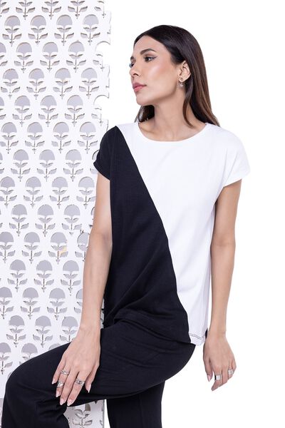 Dyed | Variegated Rib | T-shirt | AED 14.40