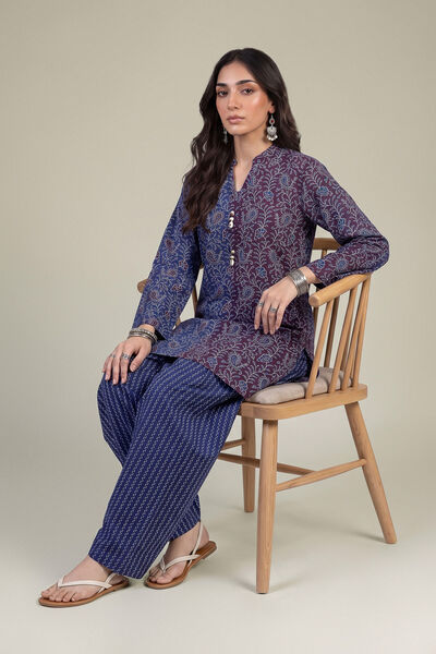 Printed | Light Khaddar | Short Printed Kurta | AED 150.00