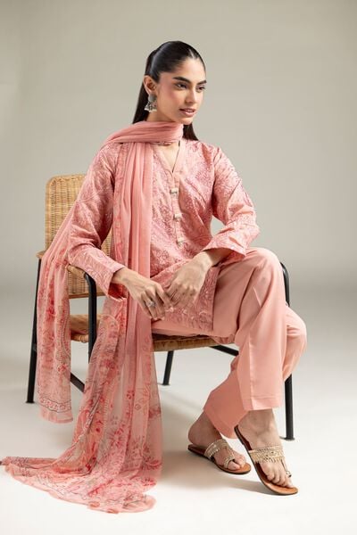 Embroidered | Blended Cambric | Kurta | AED 150.00