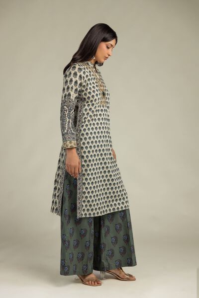 Embroidered | Cambric | Paisley Cambric Pants | AED 130.00