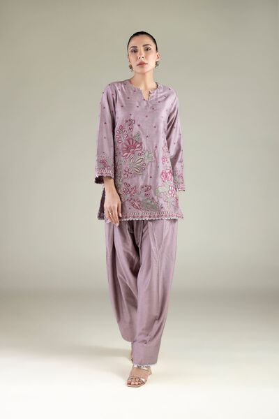 Embroidered | Raw Silk | Farshi Shalwar  | AED 50.00