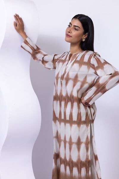 Printed | Ripple Crinkle | Kurta | AED 36.00