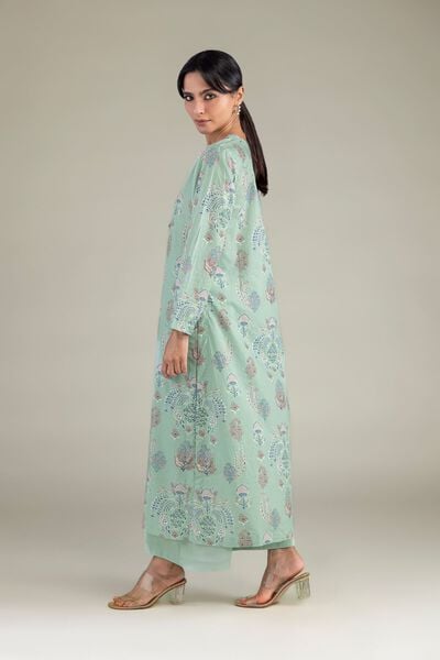 Cambric | Solid Mint Pants | AED 130.00