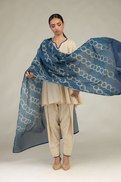 Textured Cotton | Embroidered | Textured Cotton Shalwar | AED 130.00