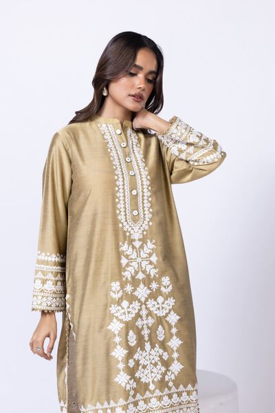 Embroidered | Raw Silk | Kurta | AED 96.00