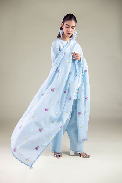 Embroidered | Mesuri | Floral Farshi Shalwar | AED 65.00