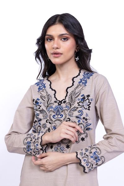 Embroidered | Khaddar | Kurta | AED 120.00