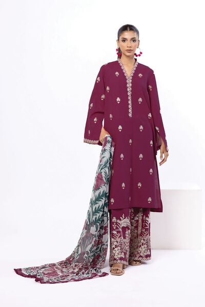 Embroidered | Cambric | Fabrics 3 Piece | AED 120.00