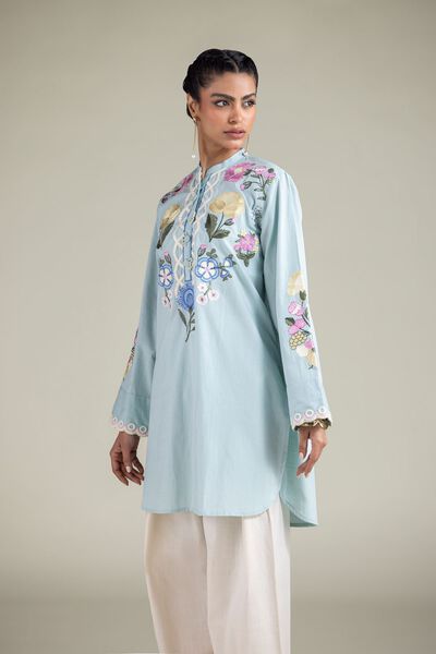 Embroidered | Textured Cotton | Kurta | AED 150.00