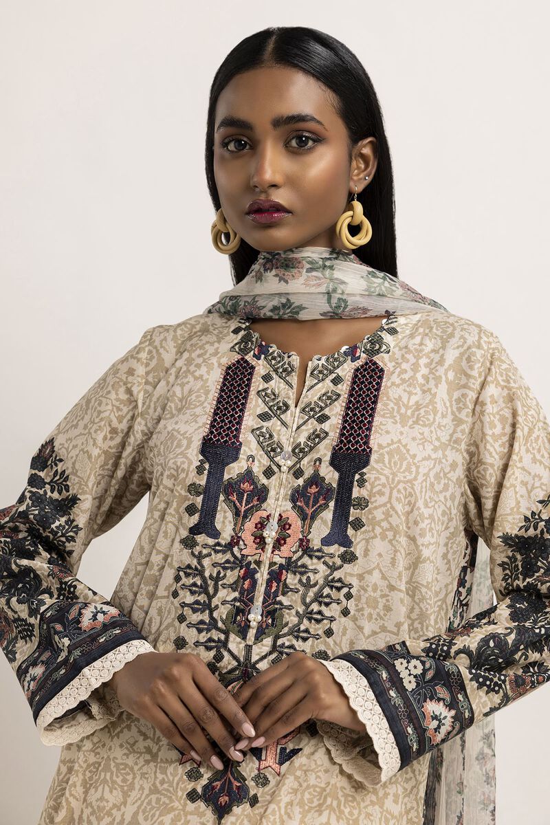 Embroidered | Lawn | Fabrics 3 Piece | null