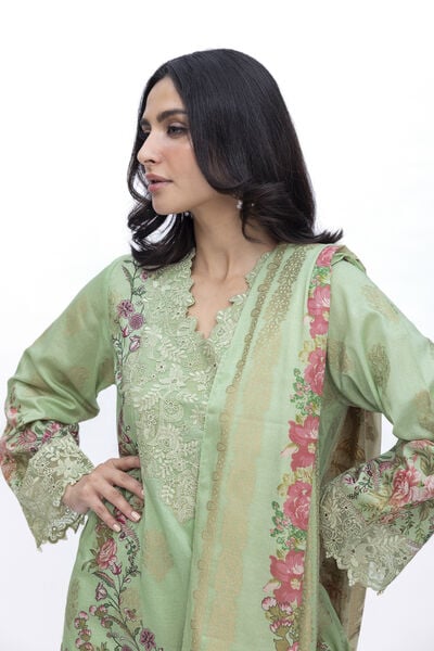 Embroidered | Jacquard | Fabrics 3 Piece | AED 200.00