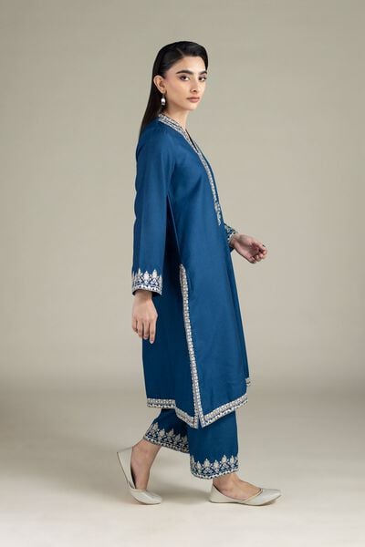 Embroidered | Heavy Blended Viscose | Pants | AED 95.00