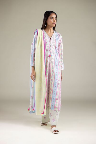 Embroidered | Textured Lawn | Dupatta | AED 80.00