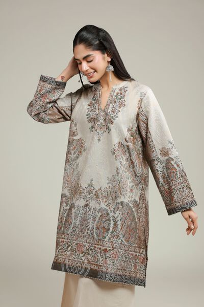 Printed | Jacquard | 2-Piece Tailored Set | AED 180.00