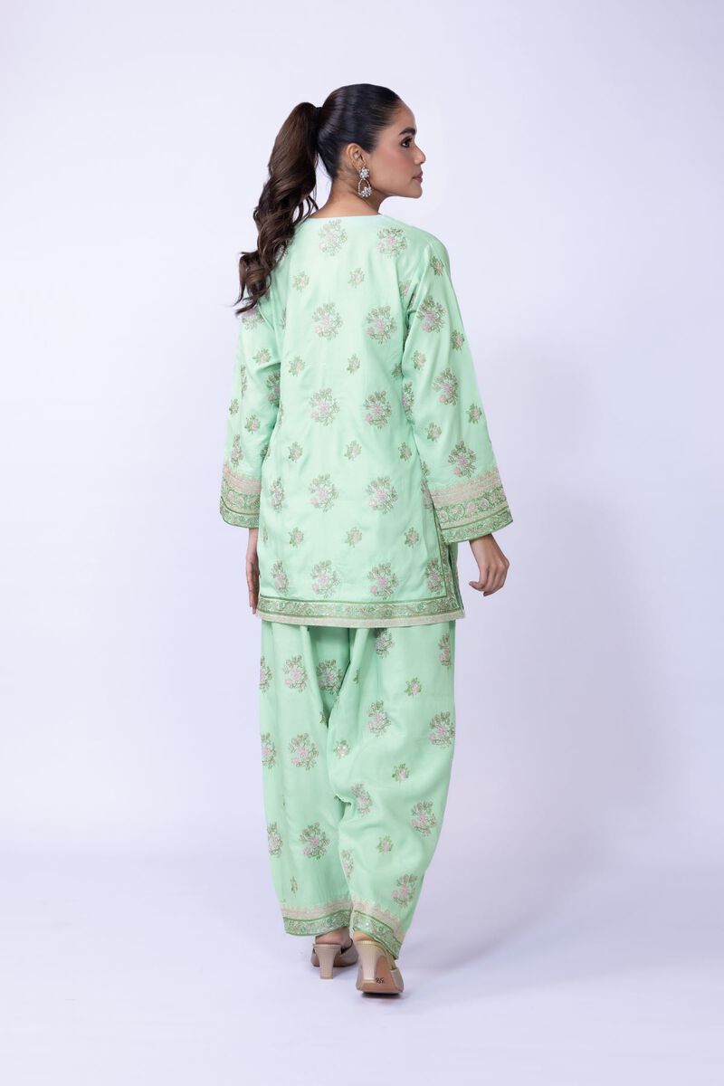 Embroidered | Russian Raw Silk | Kurta | AED 96.00