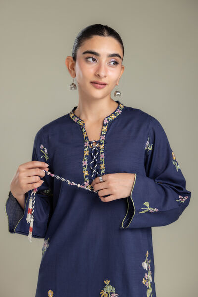 Embroidered | Light Khaddar | Fabrics 2 Piece | Top and Bottom | AED 180.00