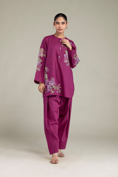 Embroidered | Cambric | Floral Cambric Shalwar | AED 130.00