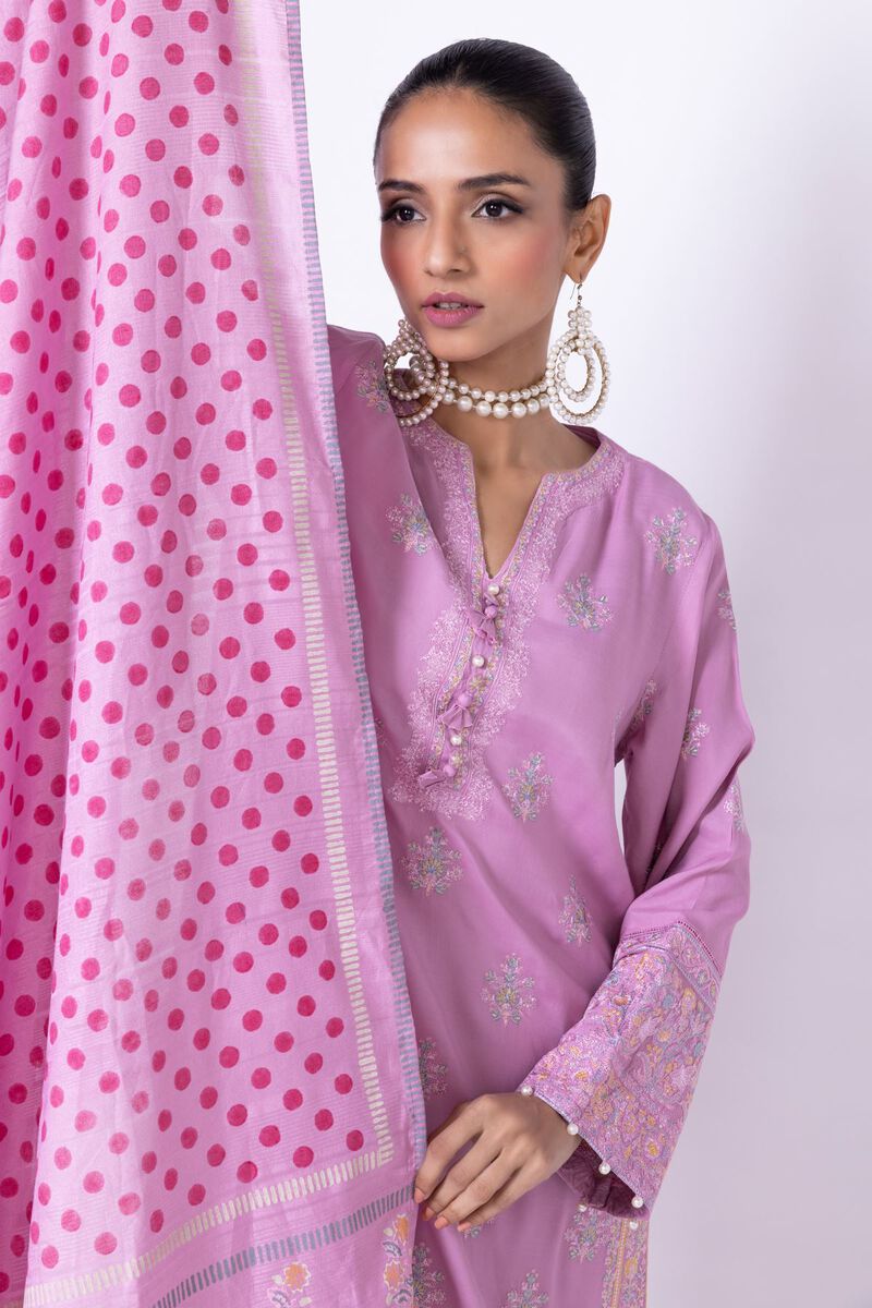 Embroidered | Tusser Silk | Dupatta | AED 42.00