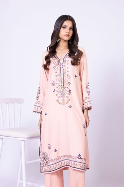 Embroidered | Raw Silk | Kurta | AED 72.00