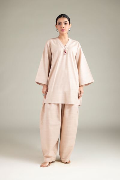 Dyed | Textured Cotton | Shalwar | AED 130.00