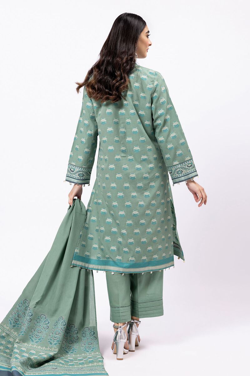 Dyed | Cotton Brosha Jacquard | Fabrics 3 Piece | null
