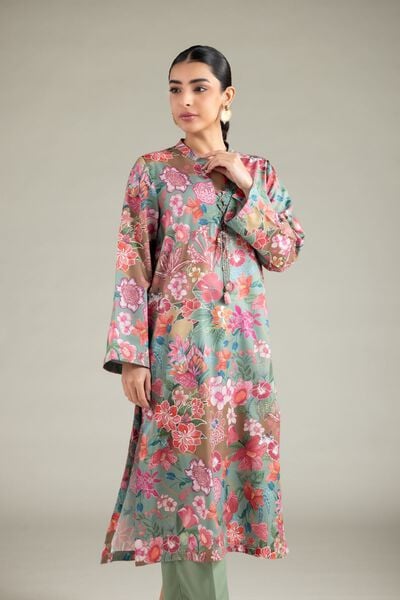 Printed | Polyester Silk | Kurta | AED 100.00