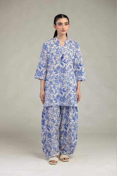 Printed | Cotton Dobby | Cotton Floral Shalwar | AED 80.00