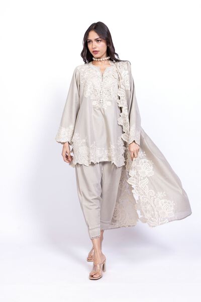 Dyed | Raw Silk | Pants | AED 72.00