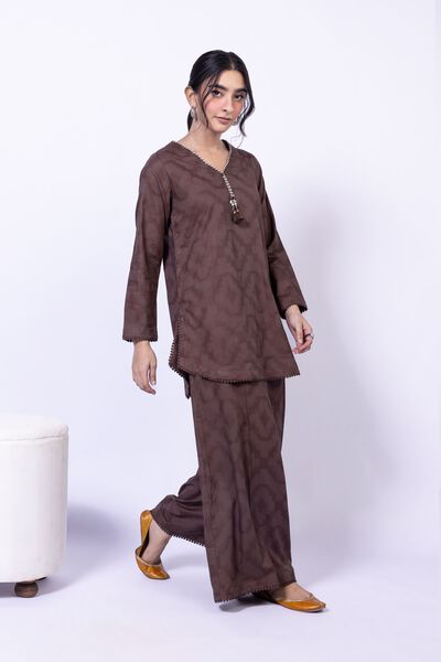 Dyed | Jacquard | Pants | AED 88.00