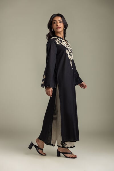 Embroidered | Heavy Textured Cotton | Pants | AED 150.00