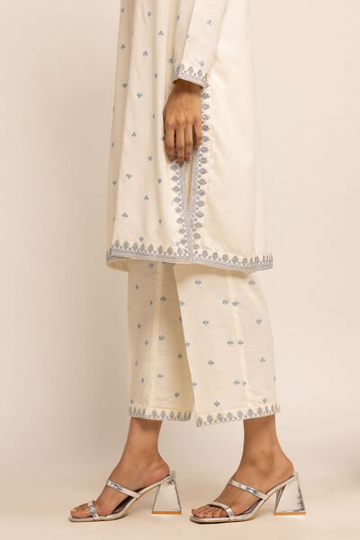 Pants | Embroidered, OFF-WHITE, hi-res