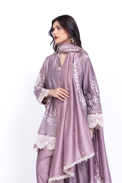 Embroidered | Cotton Net | Dupatta | AED 88.00