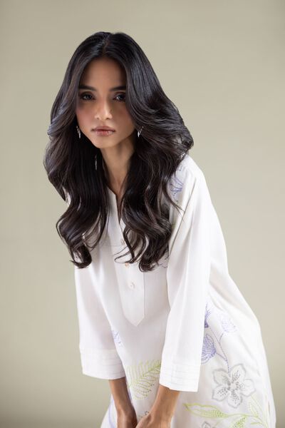 Embroidered | Viscose | Tunic | AED 65.00