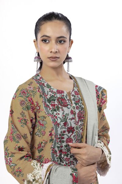 Embroidered | Light Khaddar | Tailored 3 Piece | AED 100.00