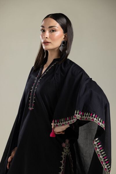 Embroidered | Lawn | Black Lawn Dupatta | AED 100.00
