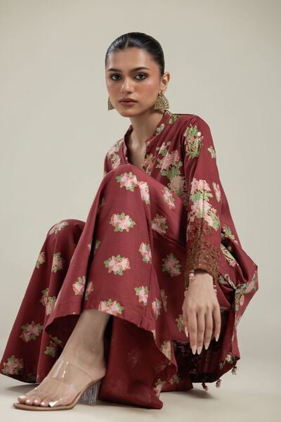 Raw Silk | 2-Piece Co-ord Set | AED 114.00