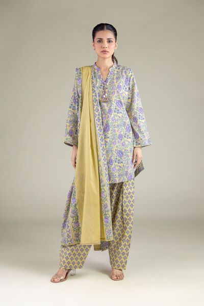 Printed | Cambric | Floral Summer Shalwar | AED 100.00