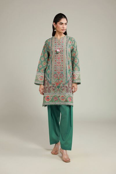 Printed | Cambric | Fabrics 2 Piece | Top and Bottom | AED 100.00