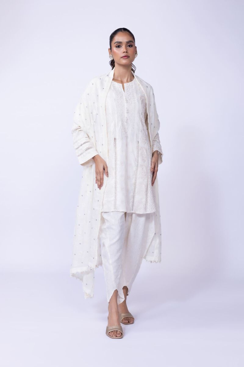 Embroidered | Russian Raw Silk | Kurta | AED 120.00
