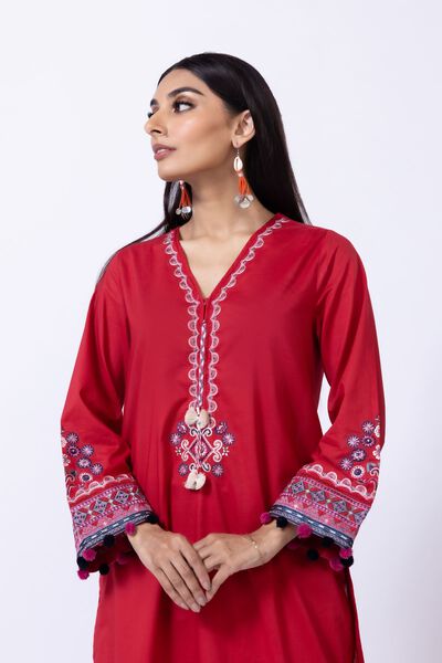 Embroidered | Cambric | Kurta | AED 60.00