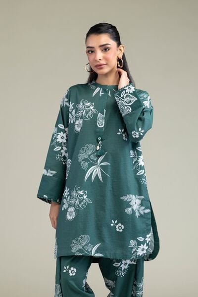 Printed | Cotton Dobby | Floral Cotton Kurta | AED 100.00