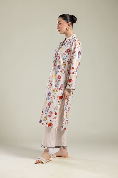 Embroidered | Cambric | Summer Cambric Pants | AED 100.00