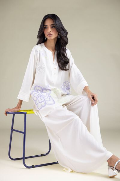 Embroidered | Viscose | Tunic | AED 65.00